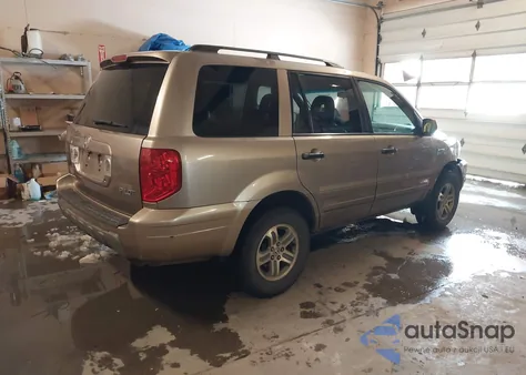 2004 Honda Pilot Ex-L from USA, damaged, VIN 2HKYF18514H576924